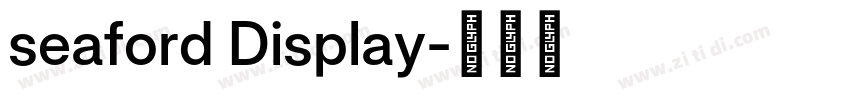 seaford Display字体转换